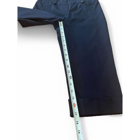 Reitmans Women's Navy  Blue Straight Bermuda Pants Shorts Pull On Size 3 NWOT - Picture 4 of 8